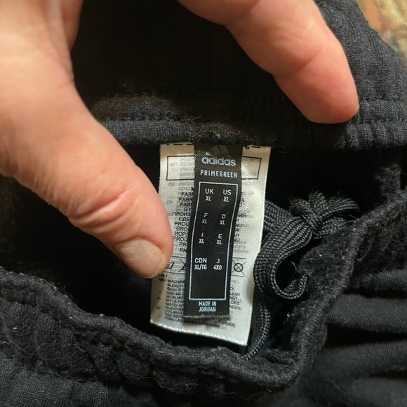 Adidas Black Men’s  Track Pants sweatpants Size Xl - Picture 4 of 5